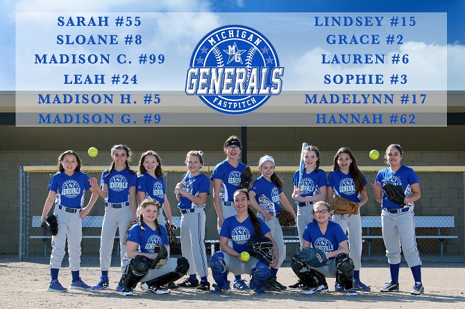 2018 12u generals